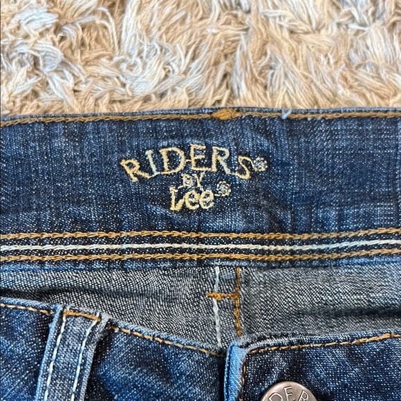 Lee Women's Dark Blue Flare Jeans - Picture 2 of 4